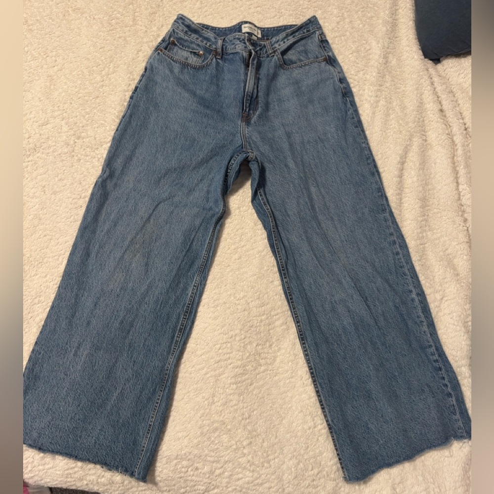 Abercrombie & Fitch Wide Leg Jeans